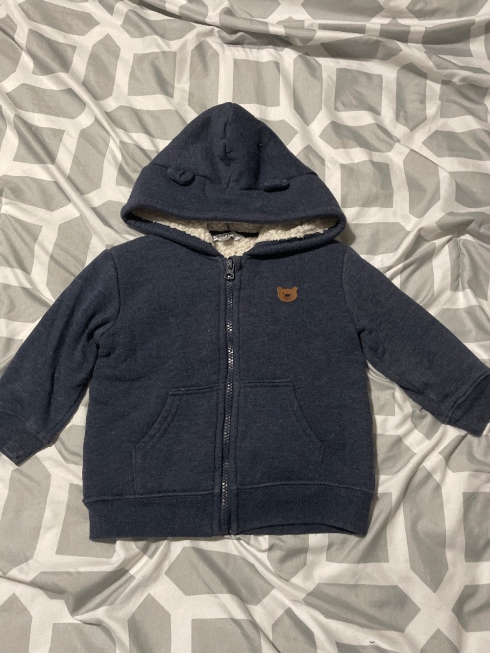fuzzy bear jacket